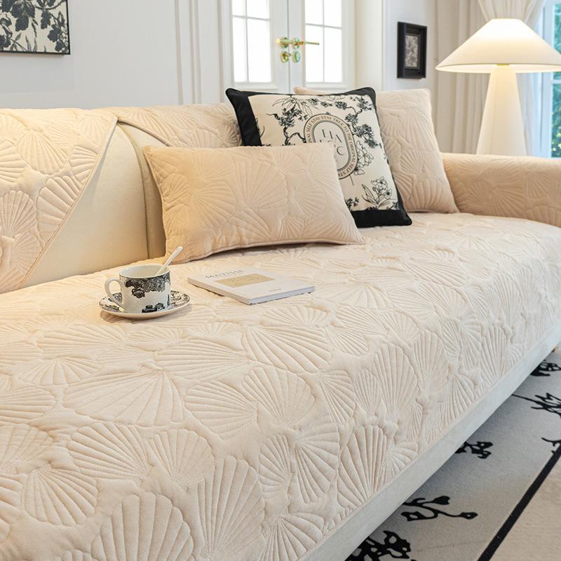 Осенне-зимняя подушка для дивана, высококачественные нескользящие подушки для сиденья, утолщенный флисовый чехол для дивана, ткань