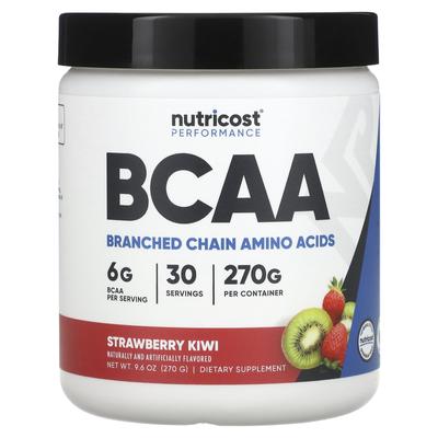 Спортивные результаты, BCAA, Клубника Киви, 9.6 унций (270 г)