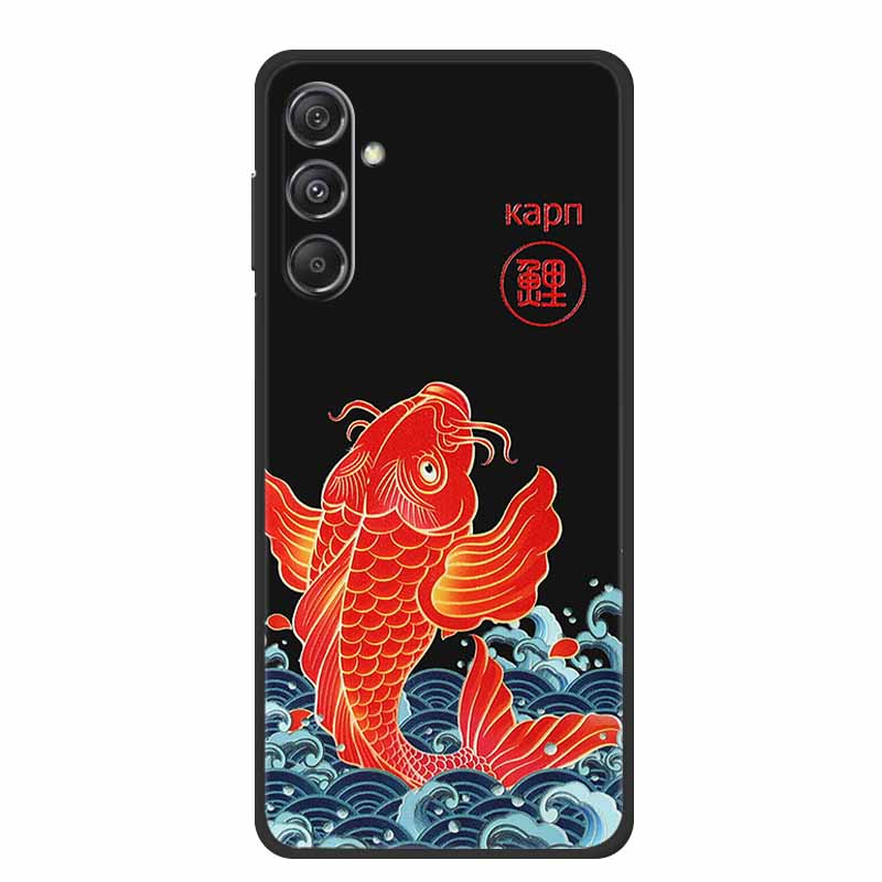 3D Emboss Case For Samsung Galaxy A16 5G Phone Case Coque Flowers Soft Silicone Back Cover For Samsung A56 A36 M16 F16 A26 Case
