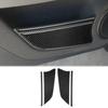 Carbon Fiber Modified For Smart 451 Fortwo 2011-15 Car Door Panel Anti-kick Storage Protective Sticker Auto Interior Accessories