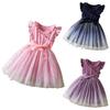 Baby Girls Princess Bridesmaid Pageant Gown Birthday Party Wedding Dress