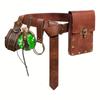 Steampunk Leather Phone Bag - Medieval Belt Accessory for Renaissance Cosplay