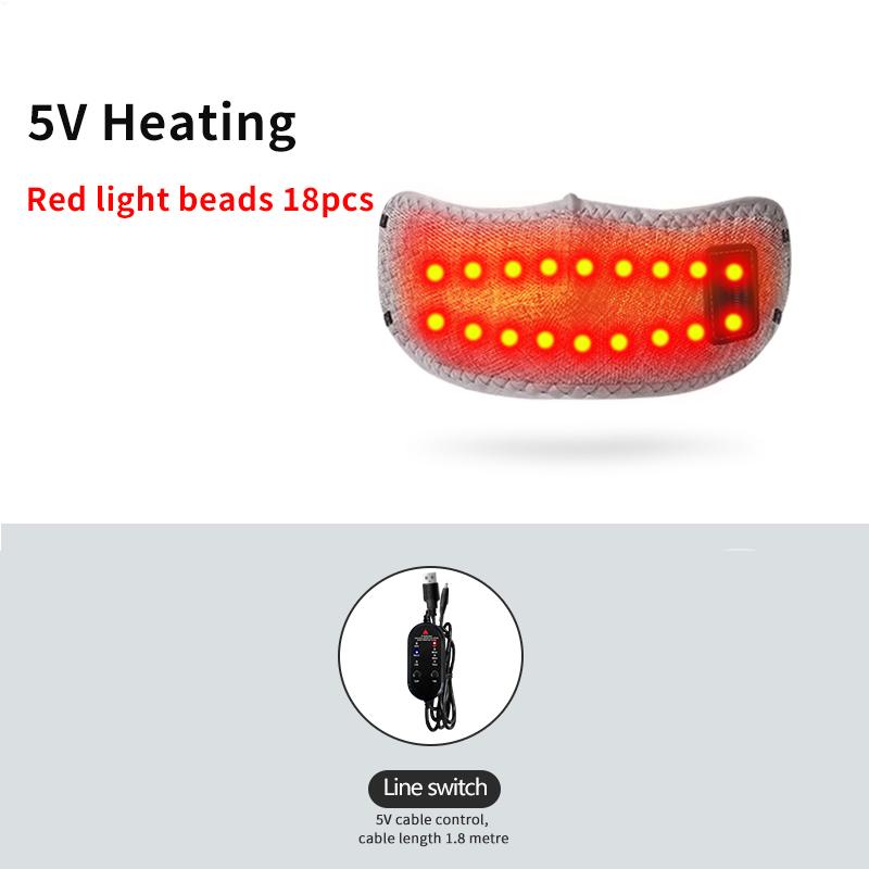 Красный свет Терапия Нагрев Назальный Массажер/Быстрый Нагрев/Облегчение Заложенности Носа при Простуде/Аллергический Ринит/Насморк/Полностью Облегающая Назальная Маска
