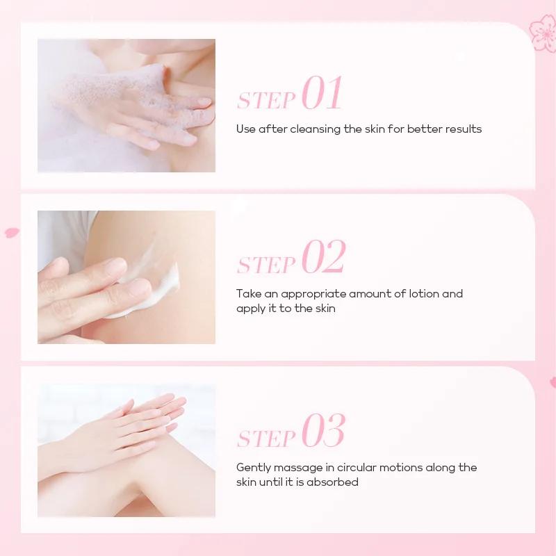 Японская Сакура Подтяжка Подмышек Крем Колено Ягодицы Темная Кожа Отбеливание Улучшение Меланина Пигментация Тусклый Увлажнение Осветление