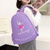 Ballet Sports Dance Bag Children Shoulder Storage Backpack Latin Ballet Bag Girl Princess Dancing Girl Pattern Letter Print Dance Bag