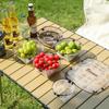 Foldable Camping Tableware PP Folding Tableware Portable Travel Dishware  Outdoor Accessories
