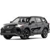 Новая модель внедорожника Toyota Highlander в масштабе 1/32, литая модель автомобиля из сплава, металлическая игрушка, модели внедорожников, имитация звука и света, подарки