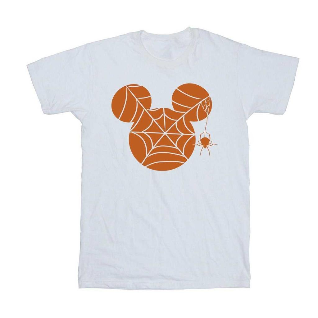 Mickey Mouse Mens Cobweb Cotton T-Shirt