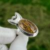 Овальный камень жадеит мариам 925 пробы стерлингового серебра полумесяц бохо кольцо ювелирное изделие