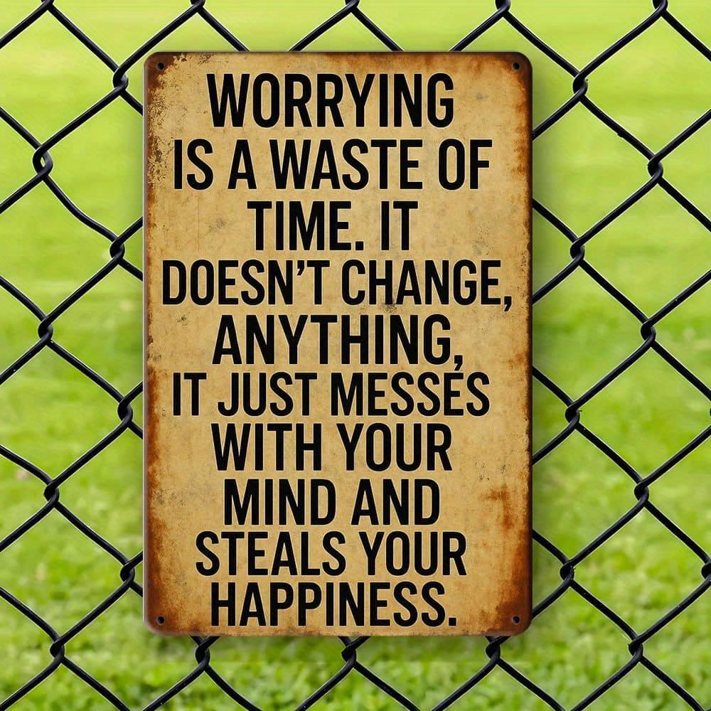 20x30cm Vintage Iron Wall Art for Bar & Cafe