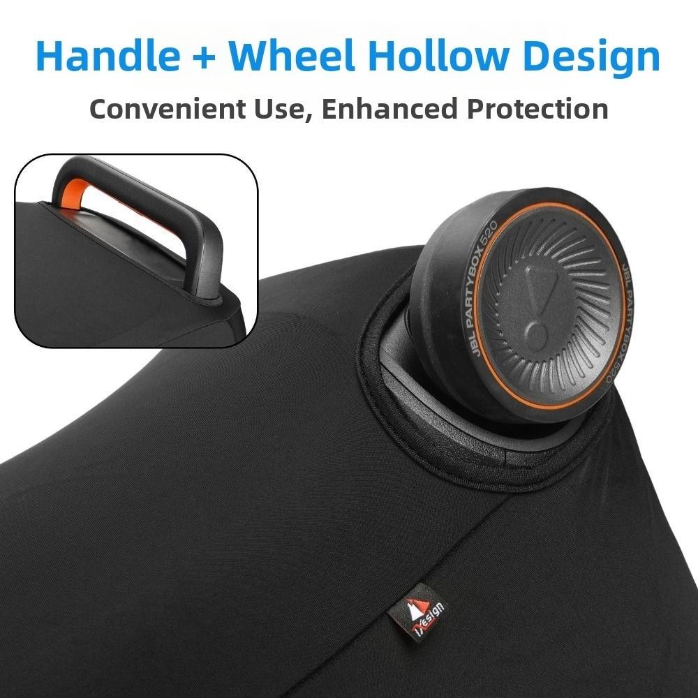 Nylon Lycra Fabric Protective Skin Case Dust-proof Case for JBL PartyBox 520 Speaker Accessories