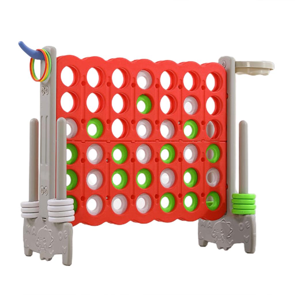 3 In 1 Game Chesses Toy Children Entertainment Game For Kindergarten With Basketballs Hoop Rings Toss Four In A Row Game