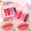 4Pcs/Set Lip Oil Moisturizing Fluid Lip Balm