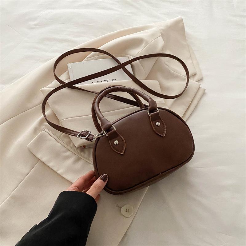 Korean Casual and Fashionable Pendant for Summer New Solid Color One-shoulder Crossbody Fashionable Handheld Small Square Bag for Women
