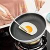 316 Stainless Steel Frying Pan Wok Pan Steak CookingSkillet Saucepan Induction Gas Stove Universal Kitchen Cookware Nonstick Pot