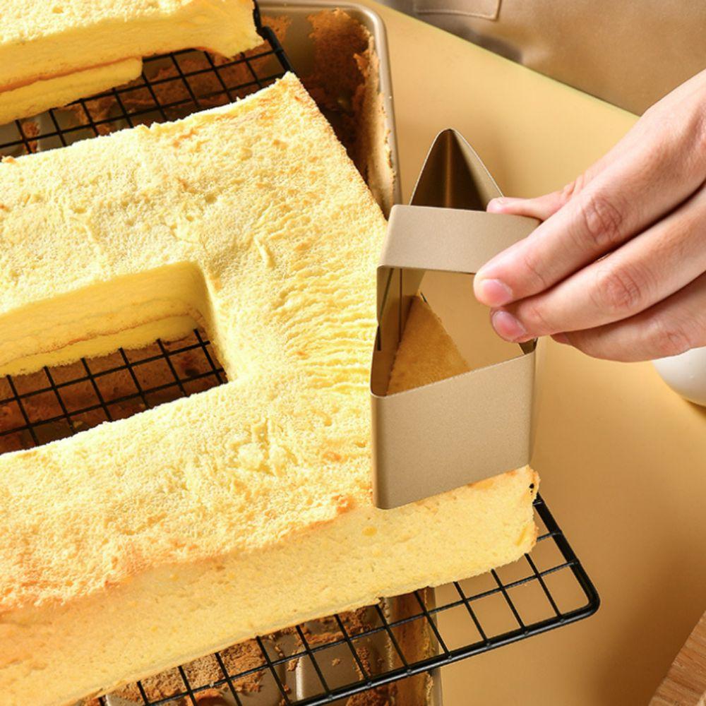 10pcs Carbon Steel Bread Mold Easy To Demold Cake Mold Creative Baking Tray Kitchen
