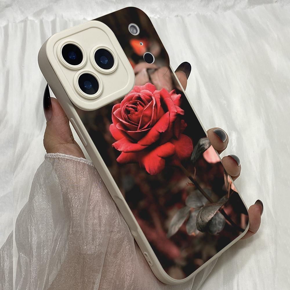 M366 Noble One Rose art Ангельские глазки Мягкие чехлы для телефона для iPhone Samsung Galaxy Xiaomi Rdemi Huawei Honor Infinix Realme OP[PO Vivo Все модели Чехол из ТПУ