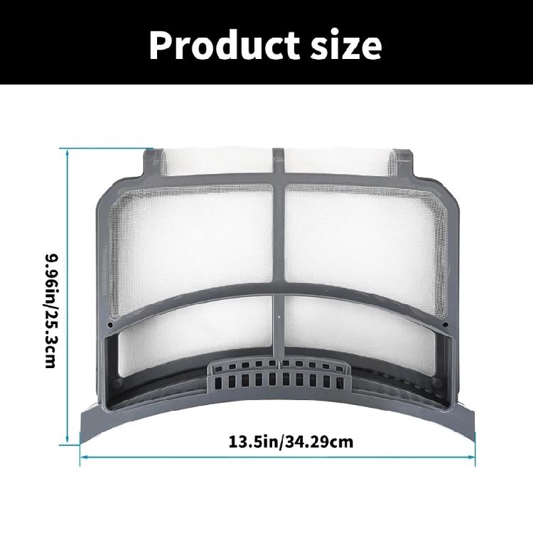 WE16X32537 WE16X29597 AP7205579 Замена сетки фильтра ворса сушилки для GFD55ESMN0DG GFD55ESMN0WW GFD55ESMN1DG