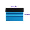KILIGEN Blue Squeegee with Felt for Car Wrapping Dedicated Squeegee with Felt / Spatula / Construction Tool (Set of 2)
