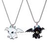 Cartoon Black White Dragon Necklace Hip Hop Style Couple Lovely Necklace Fashion Jewelry Accessories