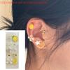 10 пластырей Массажные семена Стикеры для надавливания на уши Стикеры для точек ушей Акупунктурные Аурикулярные Наклейки для ушей Вишня и Клубника