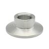 BSPT DN8 DN10 DN15 DN20 DN25 SS304 Stainless Steel Clamp 25.4 50.5 64mm Sanitary Thread Collar Pipe Fittings Homemade Adapter