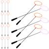 20Pcs Aquarium Net Small Size Fish Tank Cleaning Tool Soft Safe Mesh Widened Thickened Handle for Catching Shrimp Fish
