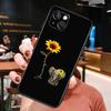 Красивый желтый чехол-подсолнух для iPhone 16 Pro Max 15 13 12 11 14 Pro Max Plus 12 13 Mini XR 16e Funda Чехол