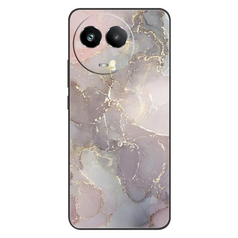 Для Realme 11 11X 5G Чехол Мраморный Мягкий Матовый Силиконовый Задняя Крышка Для Realme C67 5G V50 V50S Narzo 60X Полный Чехол Для Телефона Coque Fundas