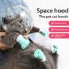 Breathable Adjustable Anti-licking Cat Head Shaped Pet Cat Grooming Transparent Muzzle Pet Supplies