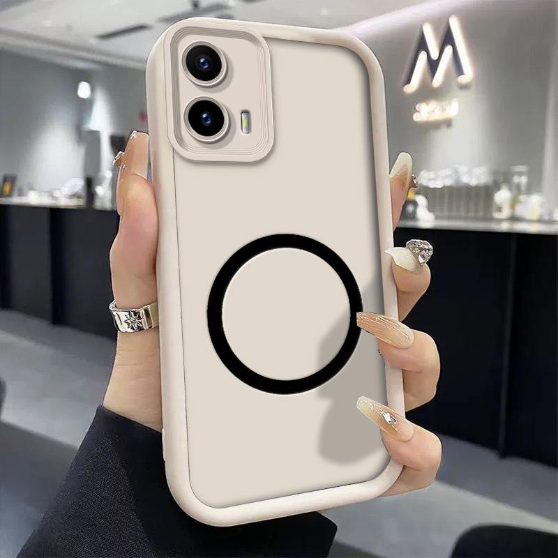 Чехол для телефона Motorola Moto G04 G05 G10 G04S E15 G30 G20 G15 G24 Power Case Ударопрочный Силиконовый Мягкий Чехол Магнитная Наклейка