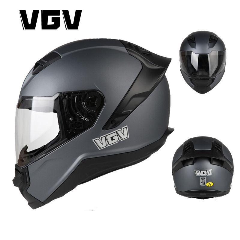 Full Face Motorcycle Helmet With Bluetooth Headset Ventilated DOT ECE Certified Adult Gear Street Touring