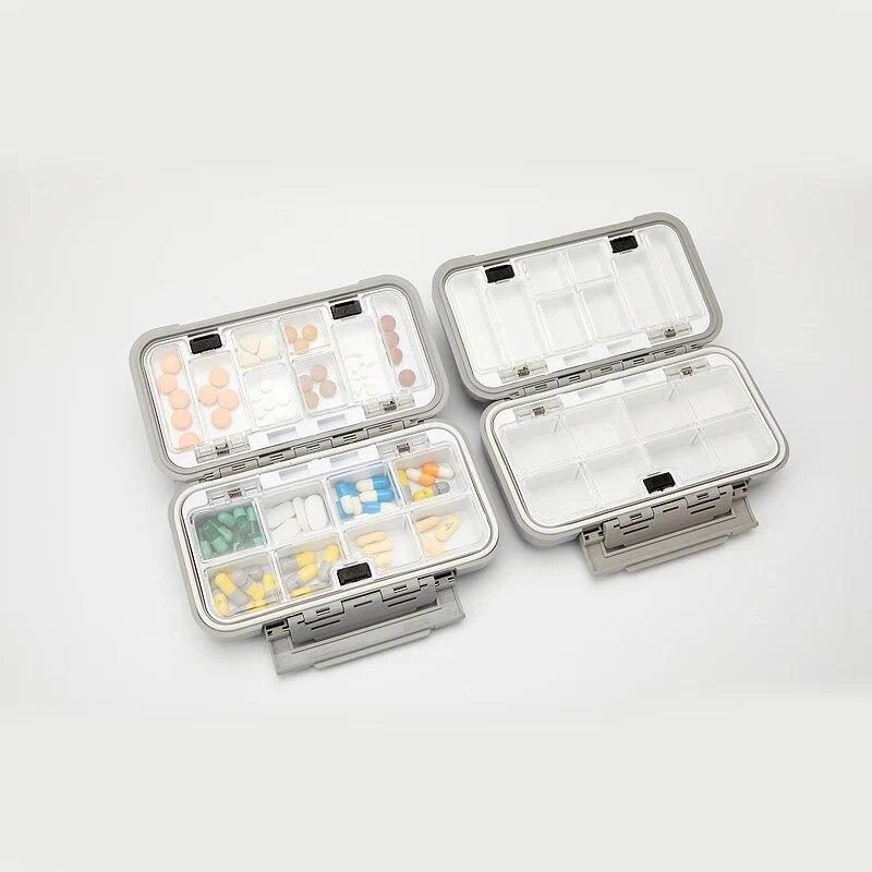  Большая дорожная коробочка для таблеток, органайзер для хранения домашних лекарств, контейнер, дозатор таблеток для лекарств, ящик для хранения