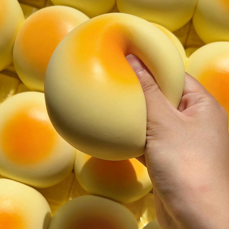 Soft Bread Squishy Stress Relief Fidget Ball Creative Anti-Anxiety Squeeze Slow Rising Bread Squeeze Toy Party Favors Gifts