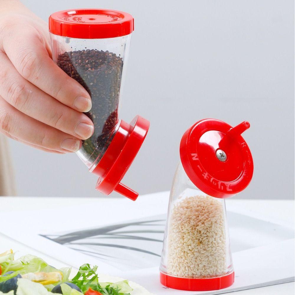 Многофункциональная мельница для кунжута, контейнер для специй с ручным вращением, мельница для специй, кухонный инструмент для дома