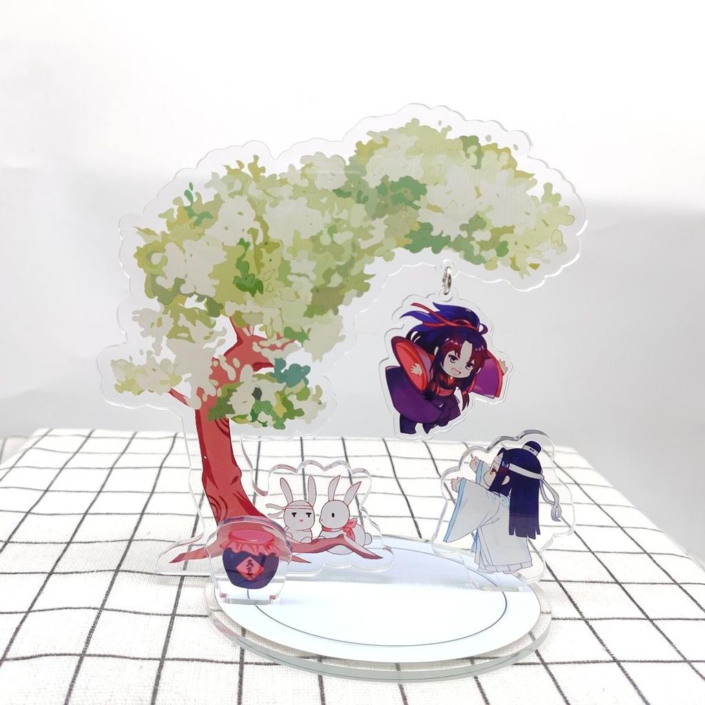 Anime Mo Dao Zu Shi Acrylic Stand Figure Action Grandmaster of Demonic Wei Wuxian Desktop Standing Plate Decoration Toy