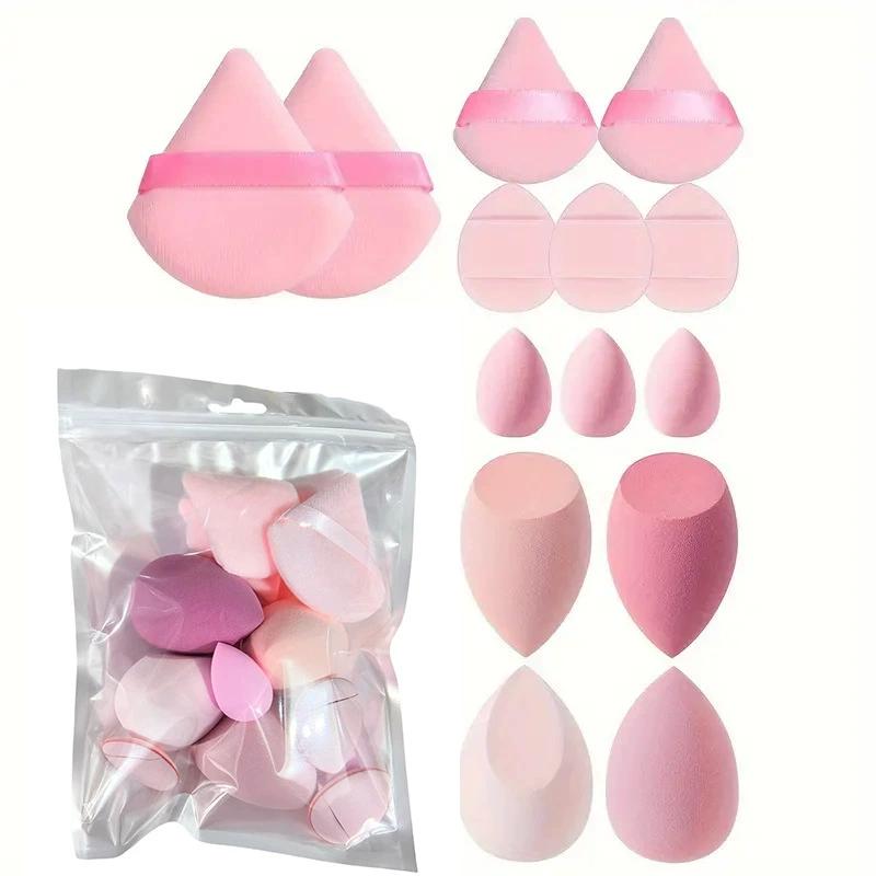 4/14Pcs Makeup Sponge Cosmetic Blender Beauty Egg Foundation Sponges Puff Powder Puffs Make Up Accessories Women Makeup Tools