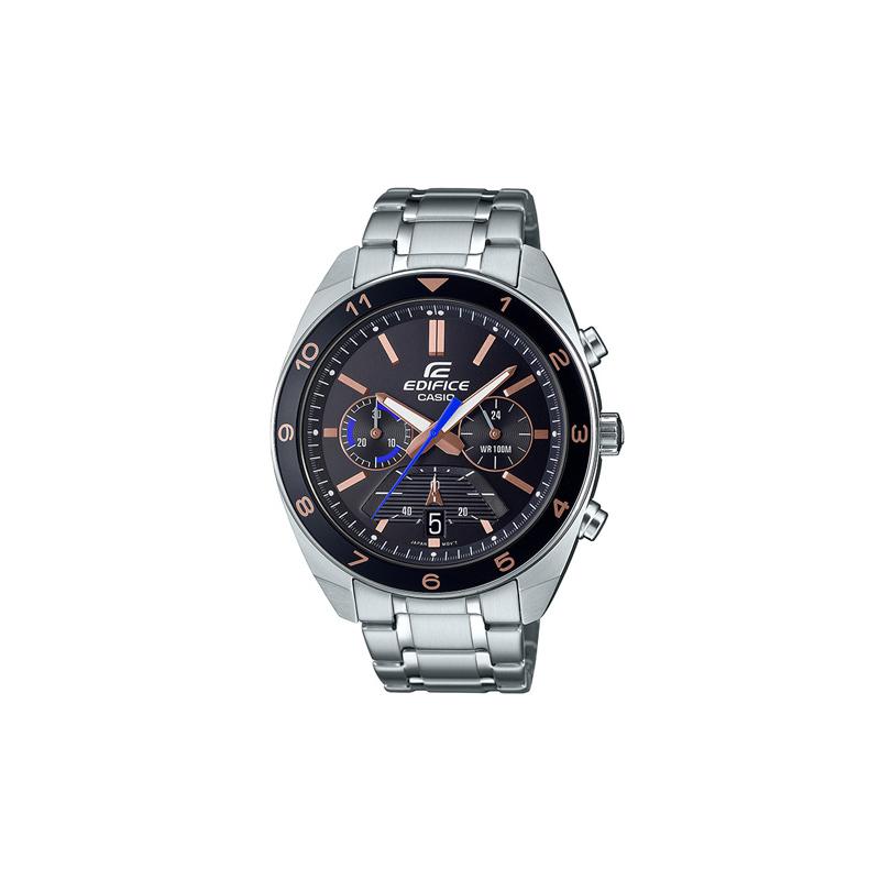 Casio Серия EDIFICE молодежная деловая мода водонепроницаемый кварцевый механизм стальной ремешок японские и корейские часы мужские часы EFV-590D-1AVUPFD
