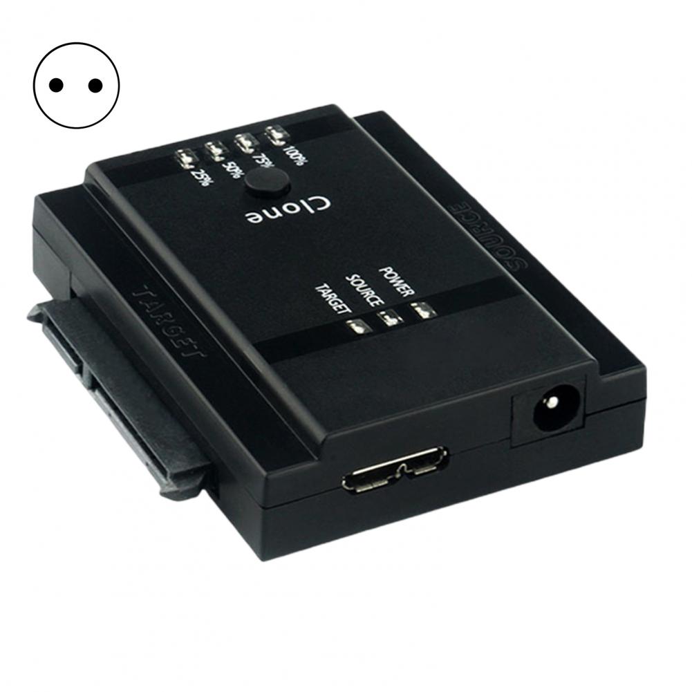 EU US Plug SATA To SATA Drive Reader 5Gbps High Speed IDE Hard Drive Reader for 2.5/3.5-inch HDD/SDD Converter
