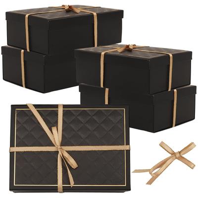1 шт. Большие подарочные коробки с крышкой для подарков, 9,8x7x3,3 дюйма, свадебная коробка для предложения руки и сердца подружке невесты с лентой, подарочные коробки на День матери, день рождения