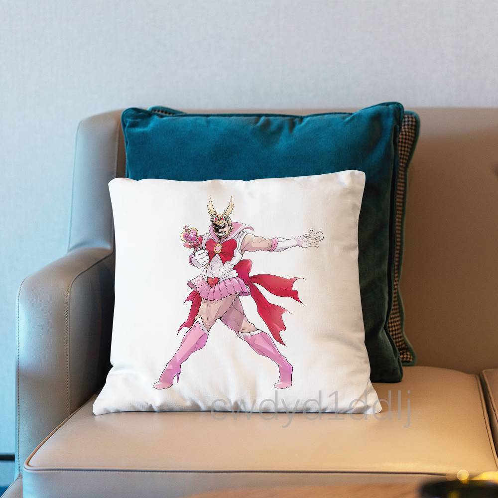Hero AAll Might AAcademia Pillow Case Cover Square Sofa With For Pattern Comfortable Cushion suitable Of Room