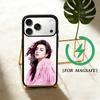 Чехол для телефона Singer C-Charli xcx для iPhone 17 16 15 14 13 12 Pro Max Plus для Magsafe Зеркальный Беспроводной Магнитный Чехол