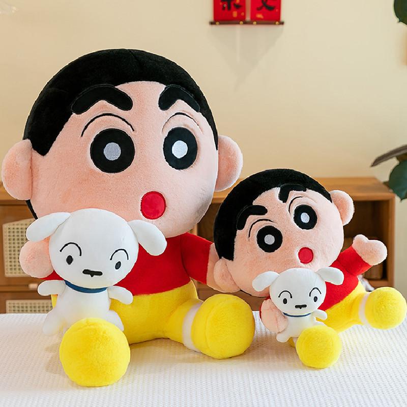 Crayon Chan Shin Plush Toy Anime Shiro Doll Stuffed Puppy Cartoon Gift Decor