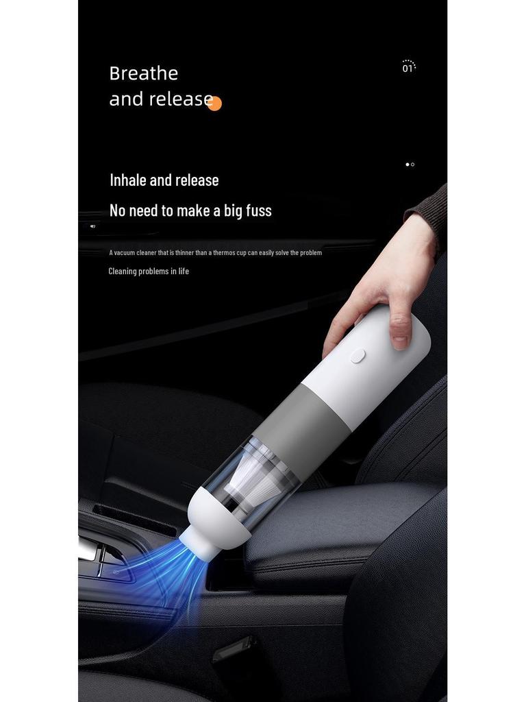 Беспроводной мини-ручной автомобильный пылесос с высокой мощностью всасывания