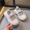2025 весенне-осенние детские спортивные туфли дышащие сетчатые туфли для девочки с мягкой подошвой носочные туфли для мальчика с подошвой-шиной
