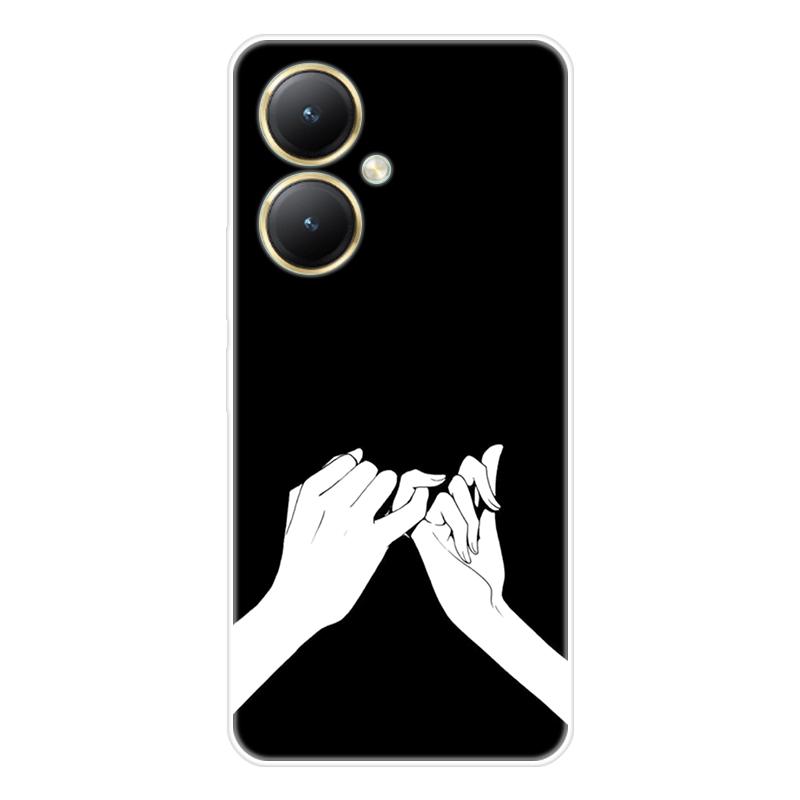 Для Vivo Y27 4G Y 27 5G чехол Мягкая силиконовая задняя крышка Чехол для телефона с рисунком из мультфильма Разнообразие