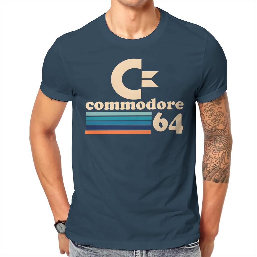 Commodore 64 Computers T Shirt Homme Unisexs Tshirt Cotton Unisex Clothing