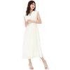 Mishmash Sheer Shirt Dress with French Summer and Cool MM527418 WHITE Women's Sleeves, Wear, Feminine, Simple, Outfit,
