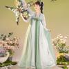 Hanfu qiz Xitoycha uslubdagi mato yozgi ko'ylak Qadimgi Tang kostyumi super peri kostyumi kichkina qizaloq suv parisi malika yubkasi ichki kiyim