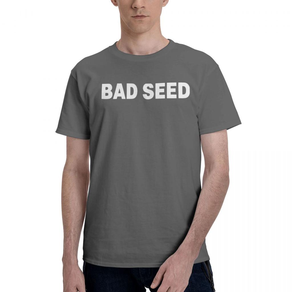 Bad Seed Band 100% Хлопок Повседневный Дышащий Удобный Мужской Топ Смешные Мужские Футболки Мужская Рубашка